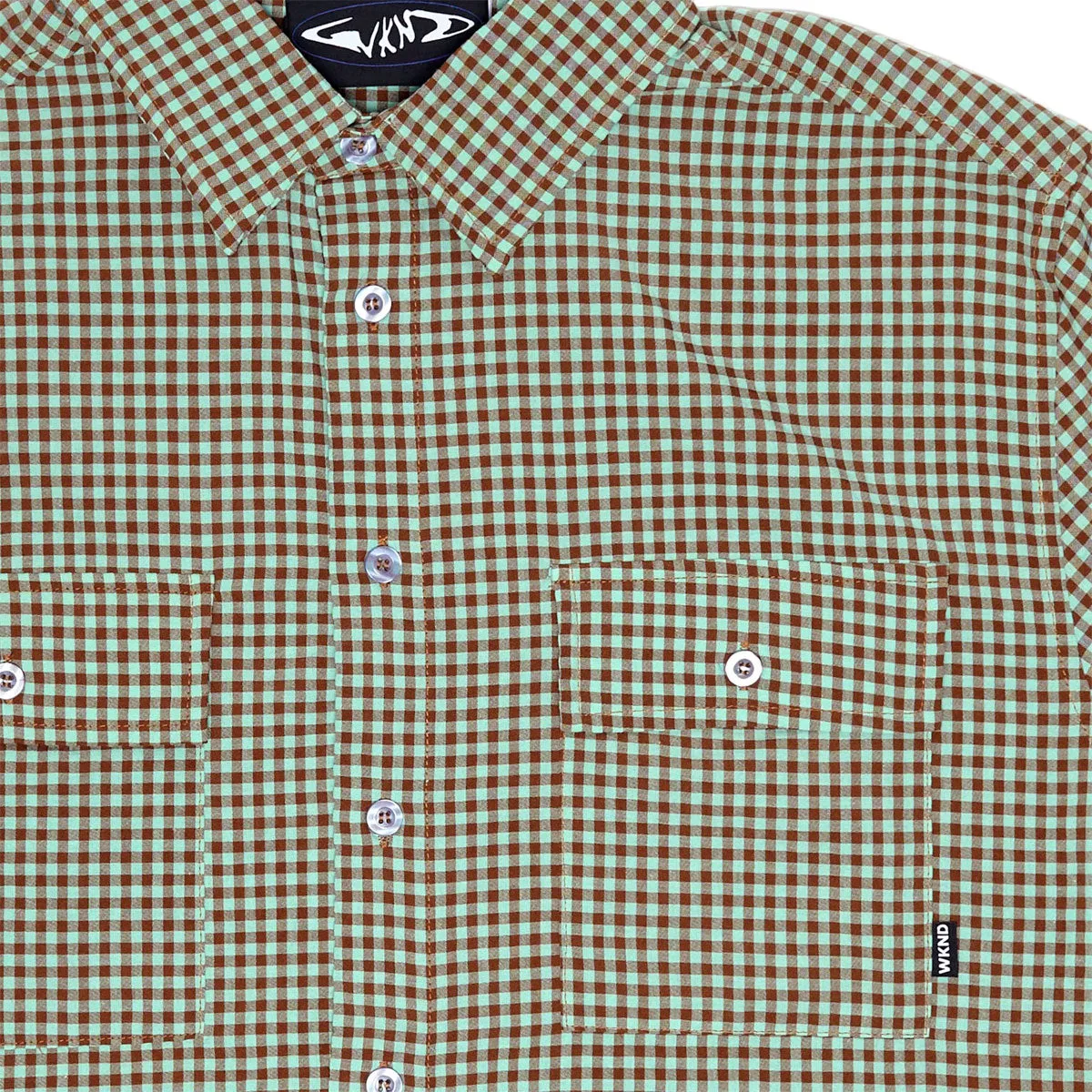 Multi Pocket Design WKND Wilson Shirt - Teal/Brown