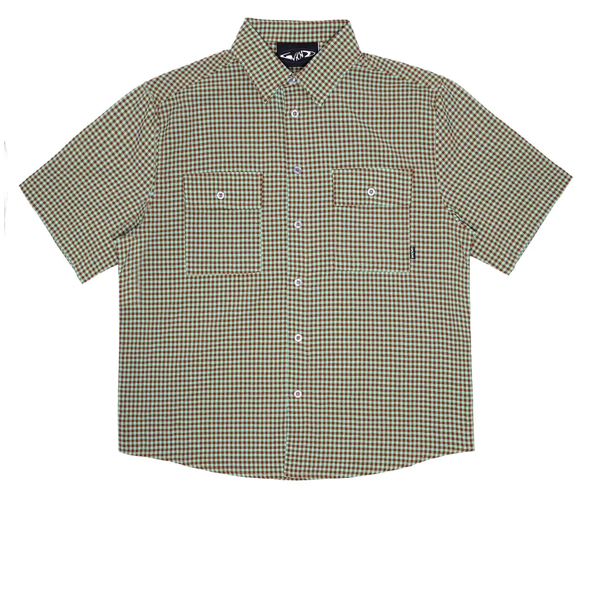 Double Stitched Seams Handcrafted Detail WKND Wilson Shirt - Teal/Brown