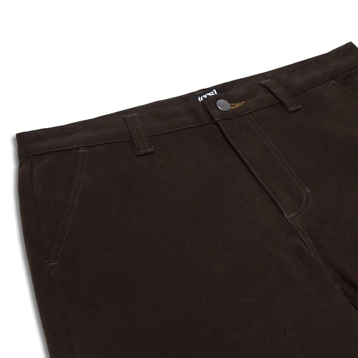 CCS Slim Stretch Chino Pants - Brown Comfort Stretch
