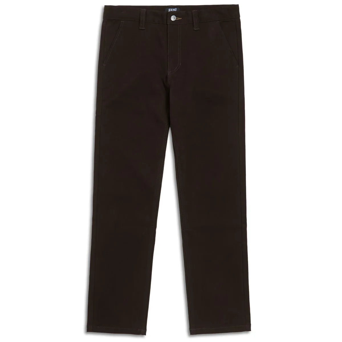 CCS Slim Stretch Chino Pants - Brown ThermalRegulatingLining Breathable Motion