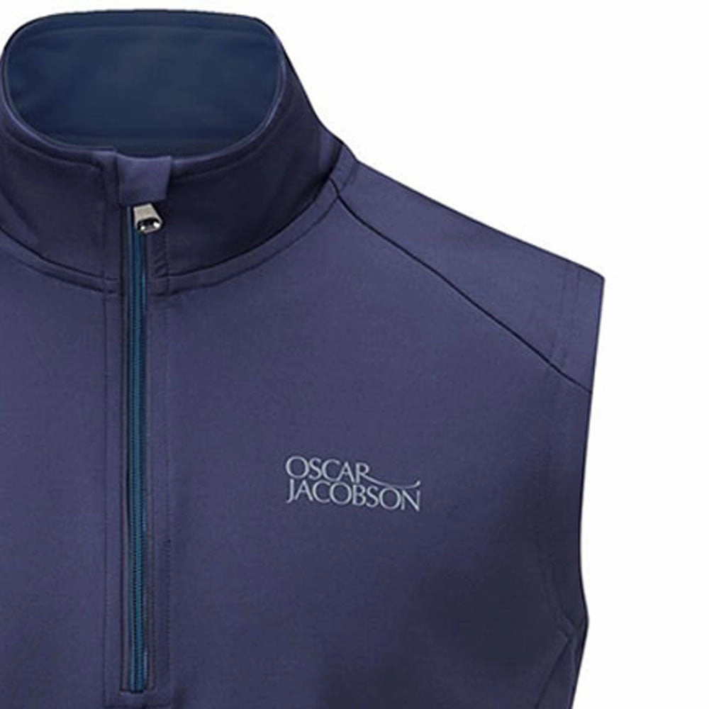 Core Fit Oscar Jacobson Trent Tour Sleeveless Midlayer - Solid Navy