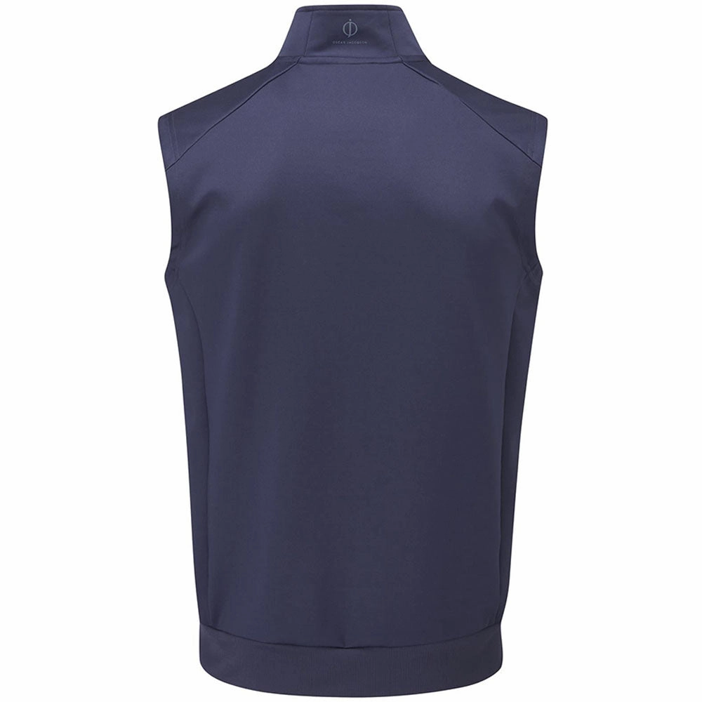 Thermal Lining Oscar Jacobson Trent Tour Sleeveless Midlayer - Solid Navy