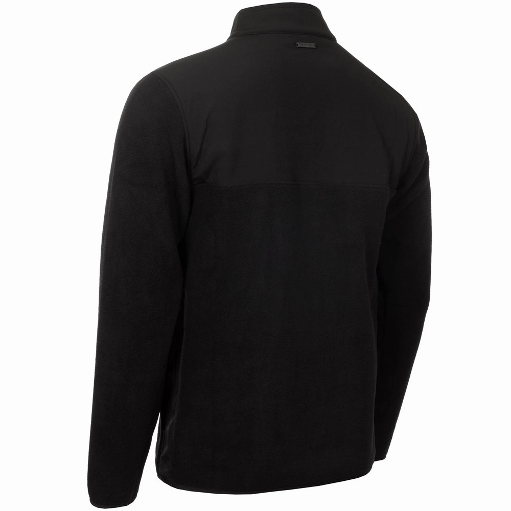 Calvin Klein Thompson 1/2 Zip Fleece - Black ironable Daily Chic