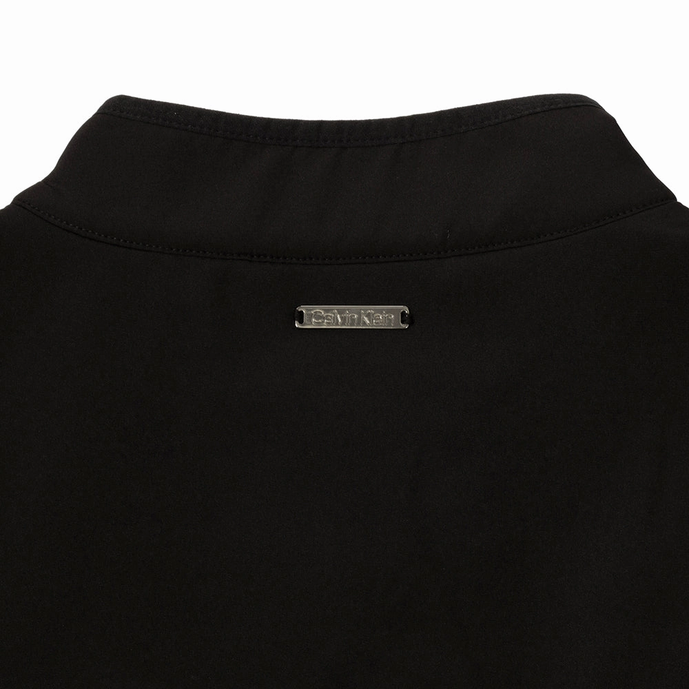 Calvin Klein Thompson 1/2 Zip Fleece - Black Bright Hue shrink-resistant