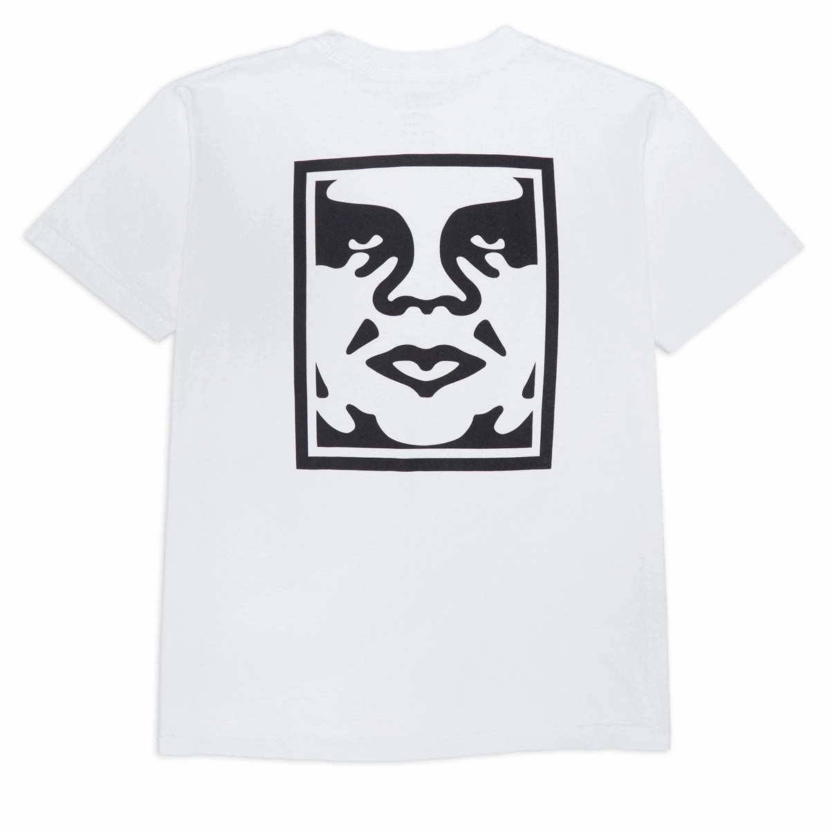 Functional Wear Seam Free Shoulders Obey Bold Icon Face T-Shirt - Pigment Chalk