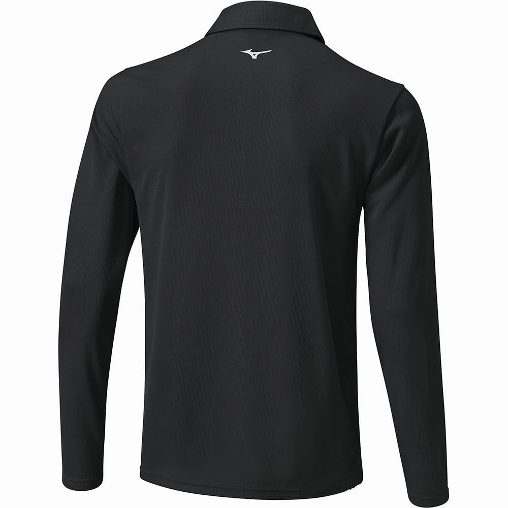 Mizuno Elite Long Sleeve Polo Shirt - Black mix and match