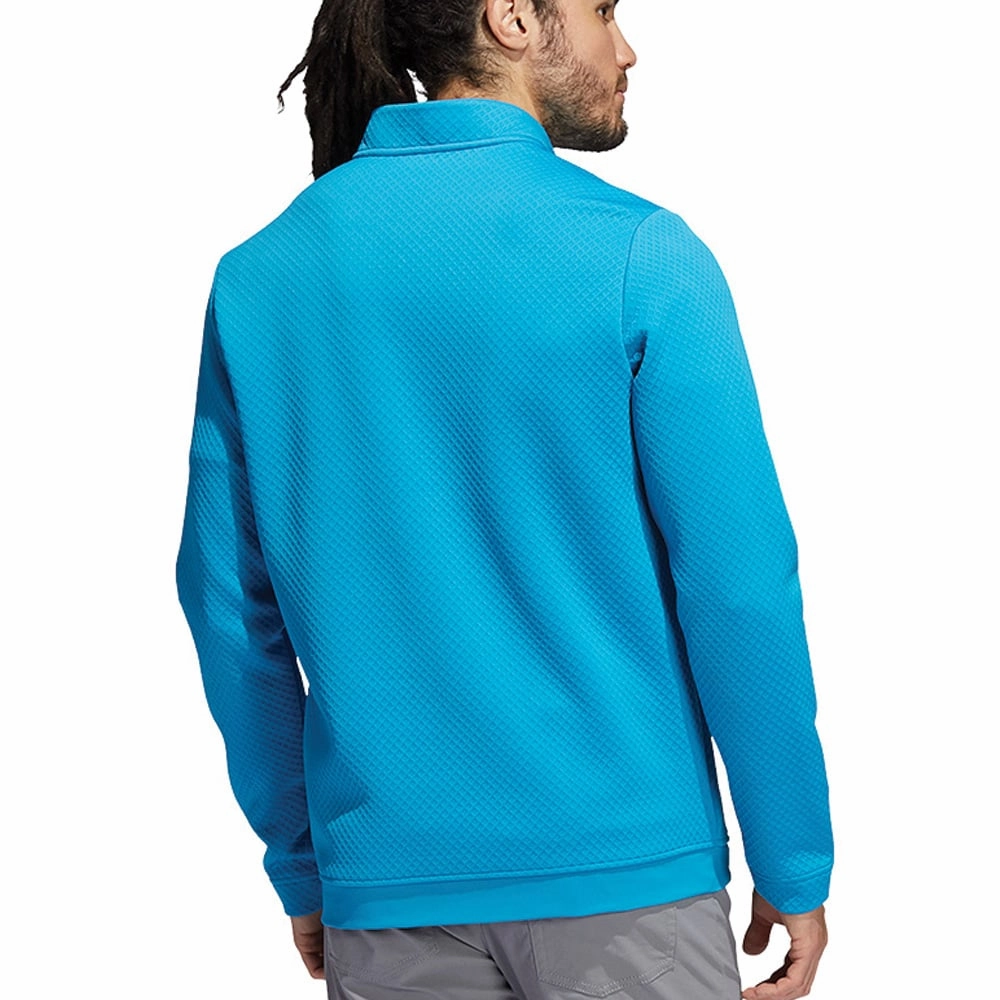 Casual Layer Comfort Layer adidas DWR 1/4 Zip Pullover - Sonic Aqua