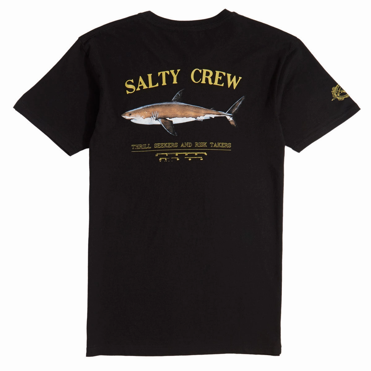 Durable Collar Construction Salty Crew Bruce T-Shirt - Black