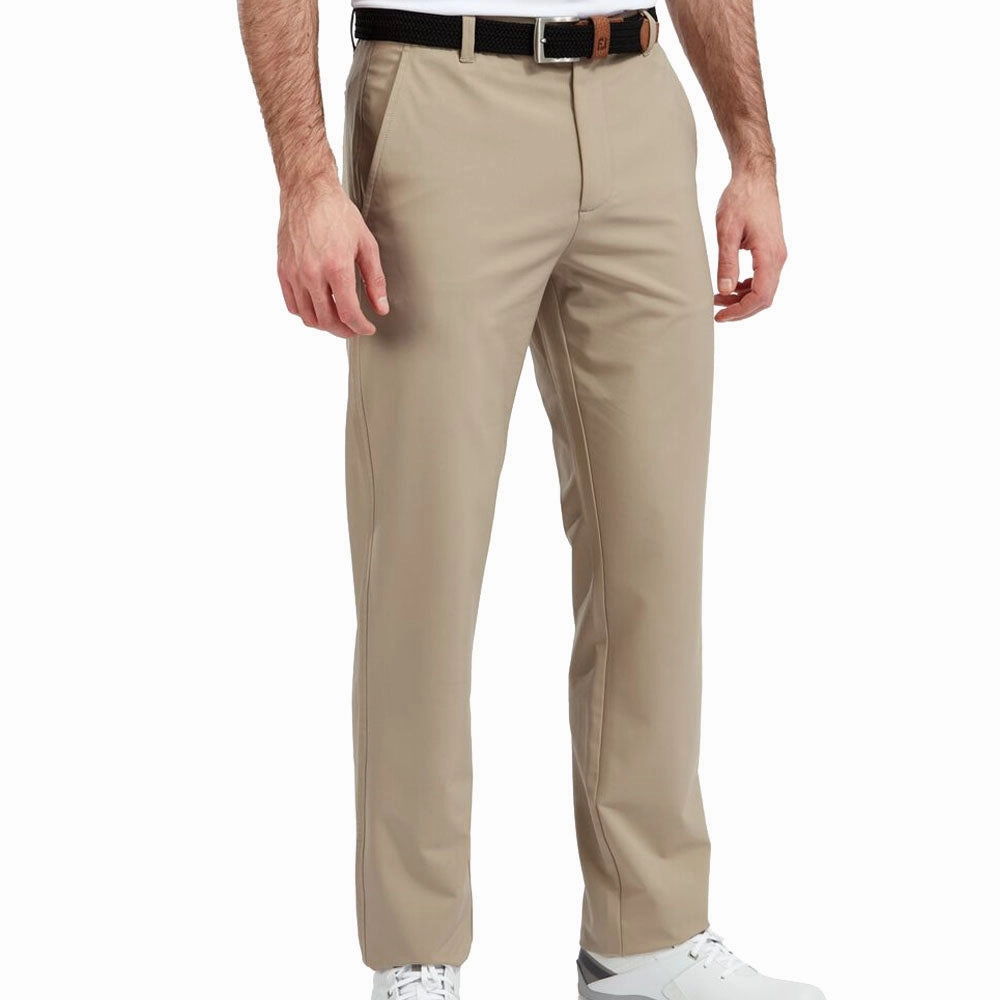 Compact Packability FootJoy Performance Regular Fit Trousers - Khaki