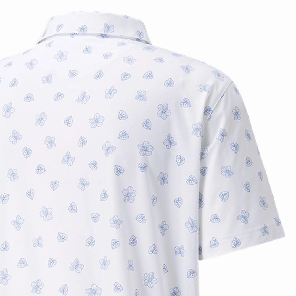 Puma MATTR Spring Polo Shirt - Bright White/Bright Cobalt Leather combination family gathering