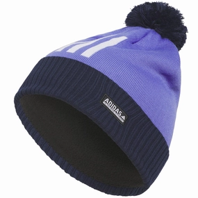 Outfit Vibe adidas COLD.RDY Three Stripe Pom Beanie - Cobalt Blue