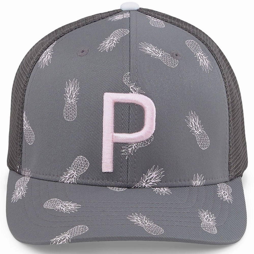 Puma Pineapple Trucker P Cap - Quiet Shade/Pink Mist Subtle Detail Fashionable Layer