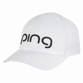 Functional Piece Ping Ladies Performance Cap - White/Black