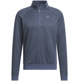 adidas DWR 1/4 Zip Pullover - Collegiate Navy/Preloved Ink Contrast Stitching