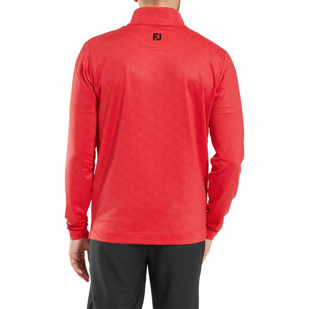 FootJoy Speckle Print Chill-Out Pullover - Hibiscus fit for home suitable for workouts