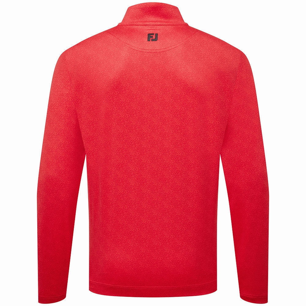 FootJoy Speckle Print Chill-Out Pullover - Hibiscus Thin