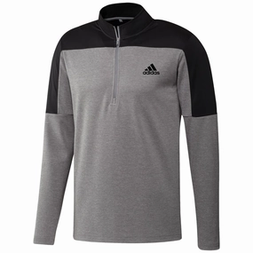 adidas UPF Lightweight 1/4 Zip Midlayer - Grey Three Everyday Wear