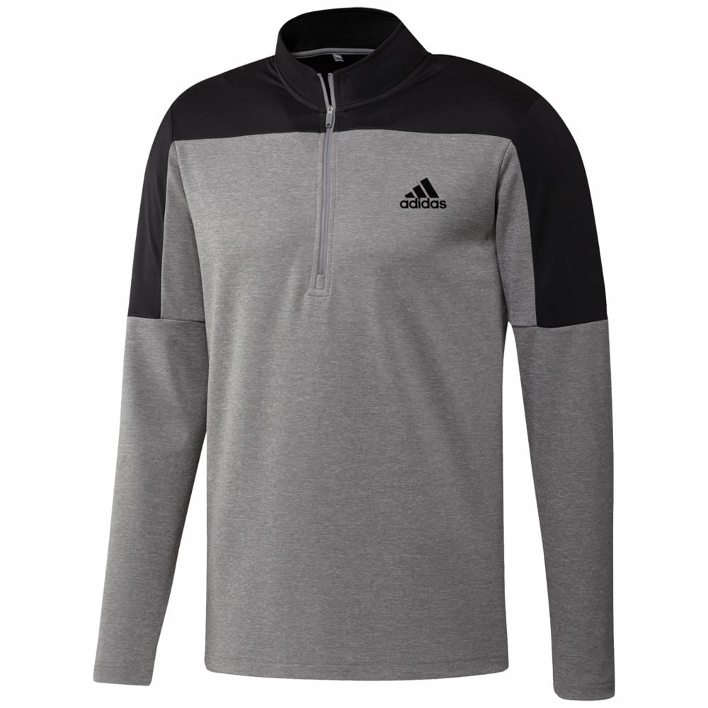 adidas UPF Lightweight 1/4 Zip Midlayer - Grey Three Everyday Wear