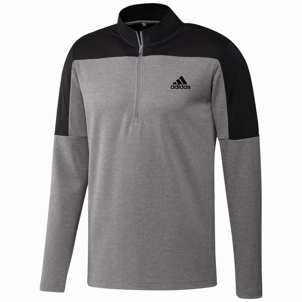 Daily Sporty All-day Comfort adidas UPF Lightweight 1/4 Zip Midlayer - Grey Three