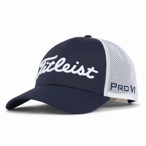 Timeless Detail Titleist Tour Performance Mesh Cap - Navy/White