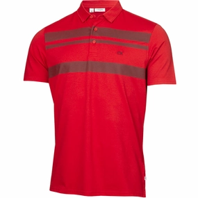 Flattering Design Calvin Klein Fort Jackson Polo Shirt - Red