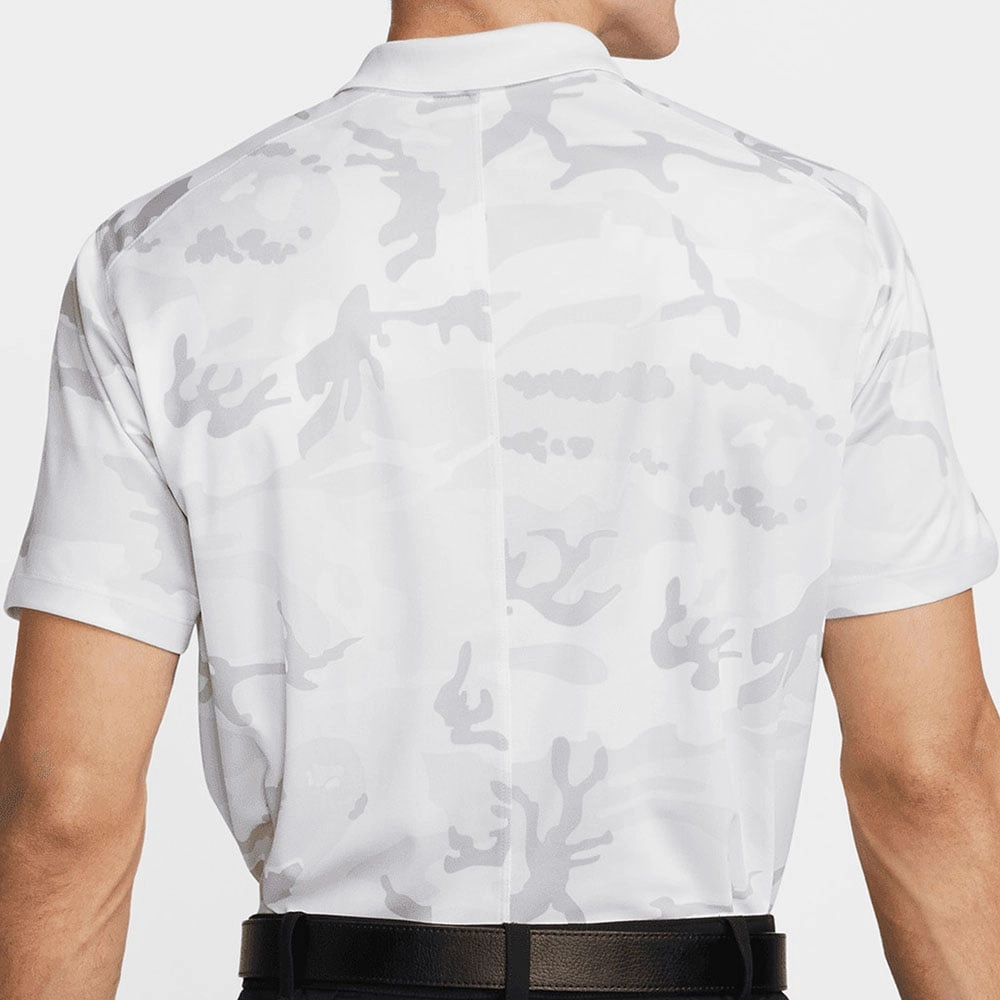 Nike Dri-FIT Victory  Camo Polo Shirt - Photon Dust/Summit White/Black Skinny Fit