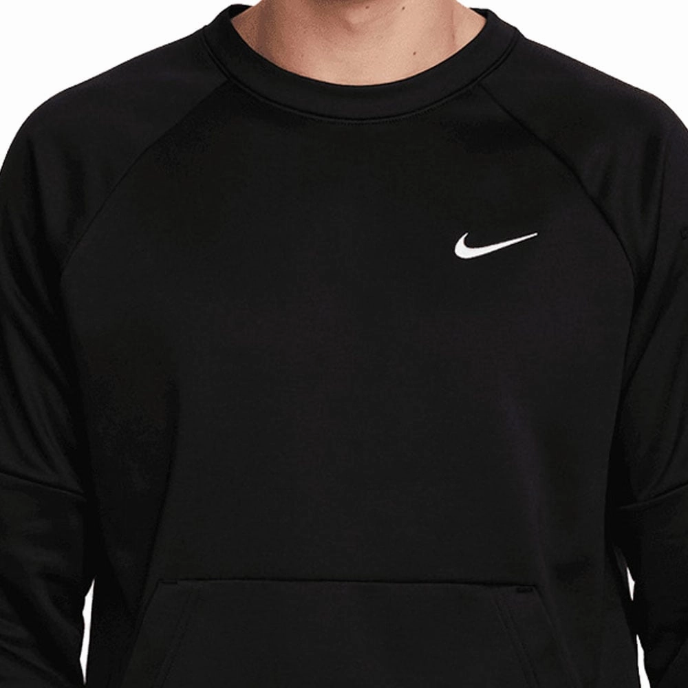 Nike Therma-FIT Crewneck Sweater - Black/White Quick-Dry Tech Graduation wear