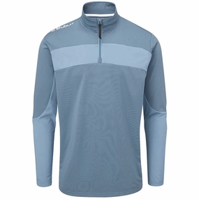Stuburt Enhanced Mid Layer - Denim Blue Effortless Style Retro Print