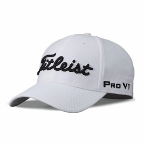 Titleist Dobby Tech Golf Cap - White Basic Cool Protection From Sun