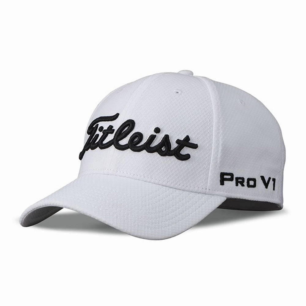 Titleist Dobby Tech Golf Cap - White Basic Cool Protection From Sun