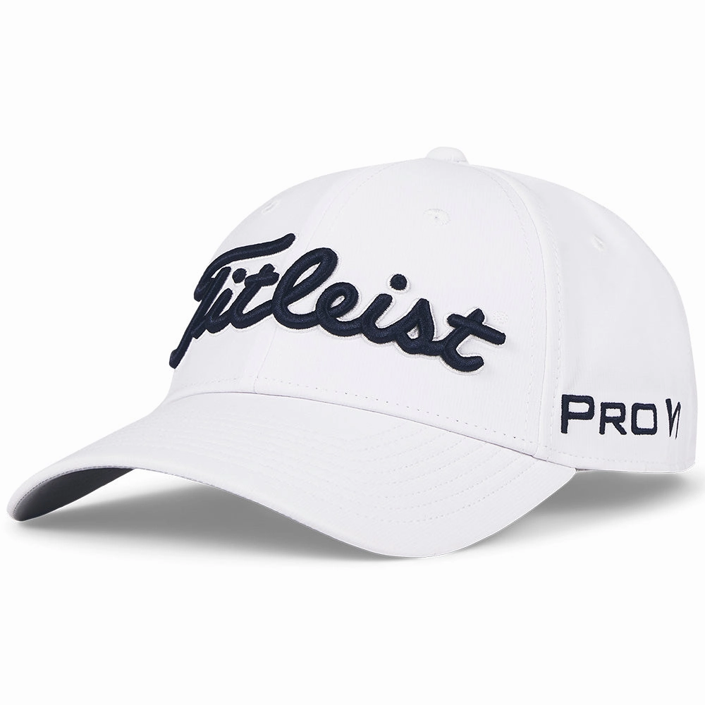Titleist Junior Tour Performance Cap - White/Navy Urban Ease