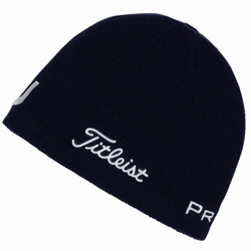 Rain Protection Casual Sunday Titleist Merino Wool Beanie - Navy/White
