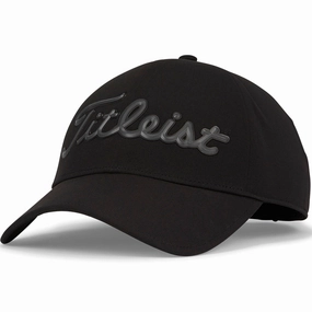 Titleist Players StaDry Waterproof Cap - Black/Charcoal Cool feature Clean Lines