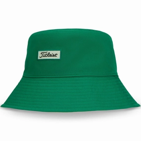 Pop style Chill Factor Titleist Reversible Charleston Bucket Hat - Fairway Green/Lime