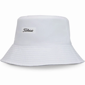 Titleist Reversible Charleston Bucket Hat - White/Black Leisure Mode Low Maintenance