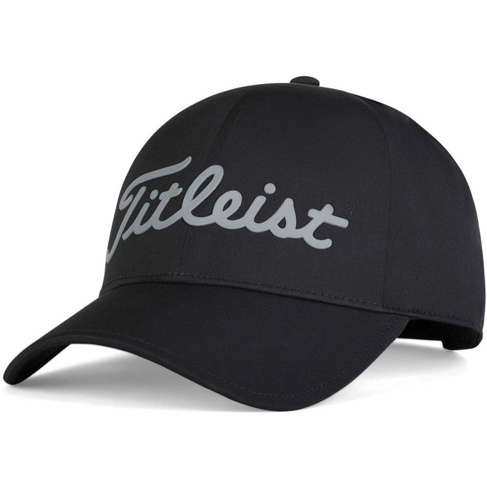 Titleist StaDry Performance Waterproof Cap - Black/Grey Subtle Detail Easy Care