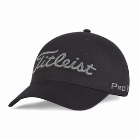 Titleist Tour Ace Adjustable Cap - Black/Charcoal Soft Touch