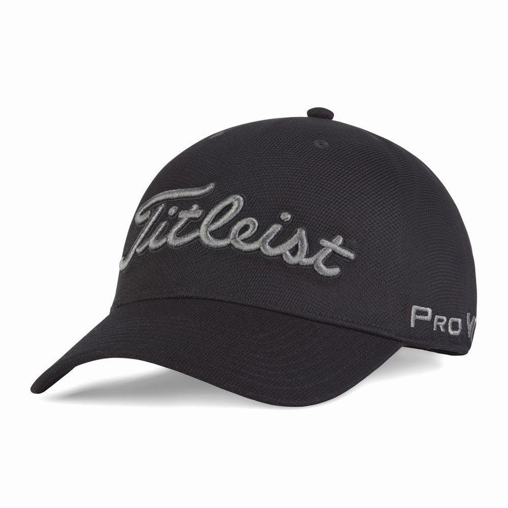 Titleist Tour Ace Adjustable Cap - Black/Charcoal Soft Touch