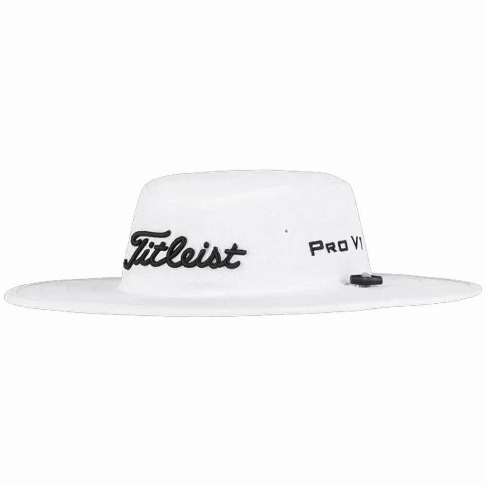 Titleist Tour Aussie Hat - White/Black Chic Detail Street Moment