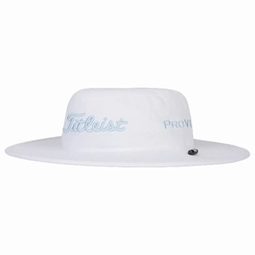 Travel Uniform Titleist Tour Aussie Hat - White/Sky
