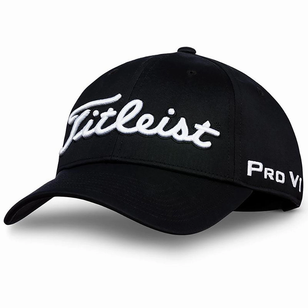Breathable Choice Sustainable Material Titleist Tour Performance Cap - Black/White