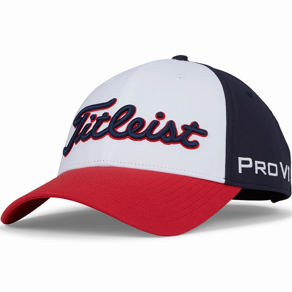Titleist Tour Performance Cap - Navy/White/Red Low Key Look Weekend Essential