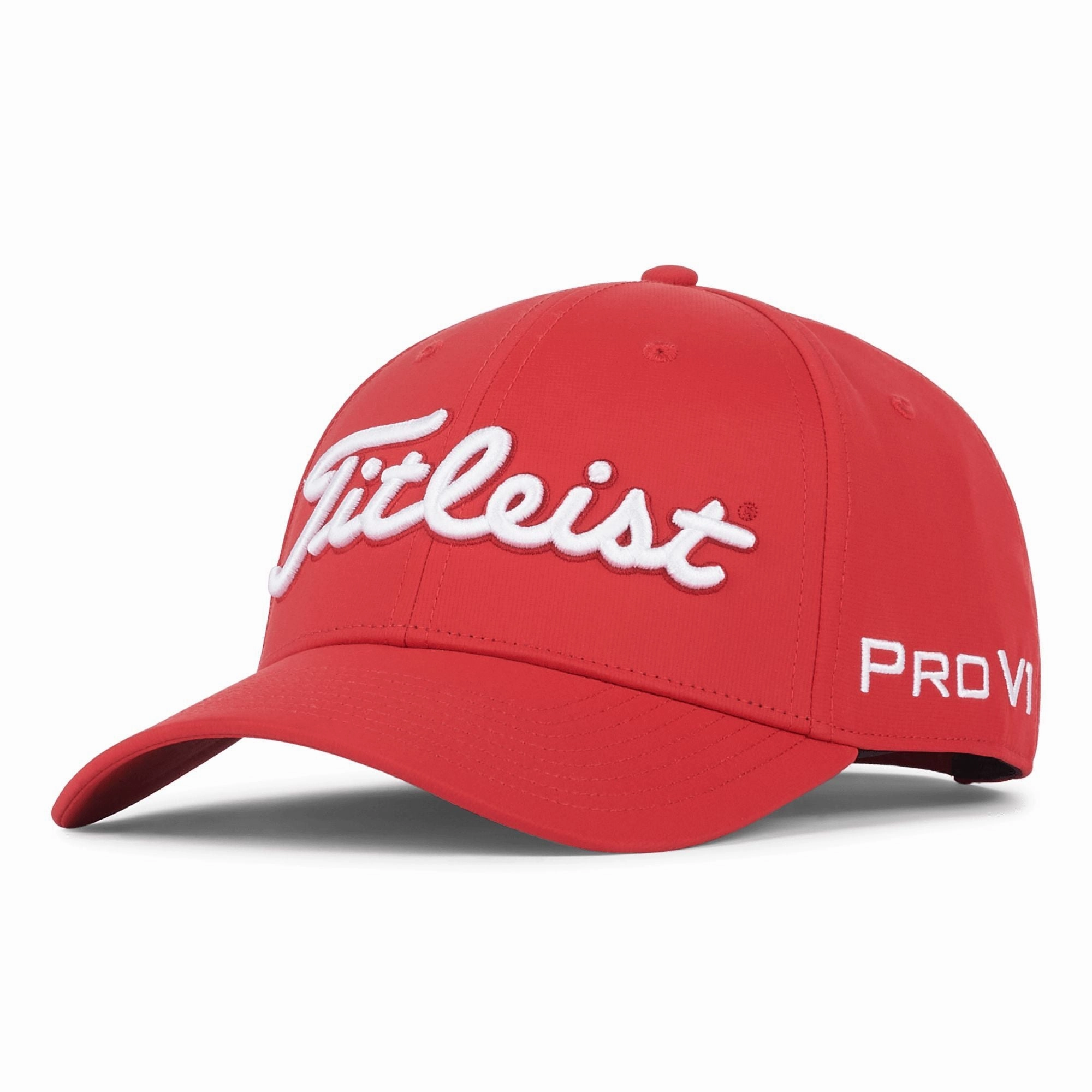 Titleist Tour Performance Cap - Red/White Heavyweight Protection