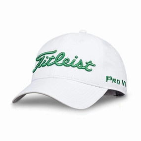 tailored look Titleist Tour Performance Cap - White/Hunter