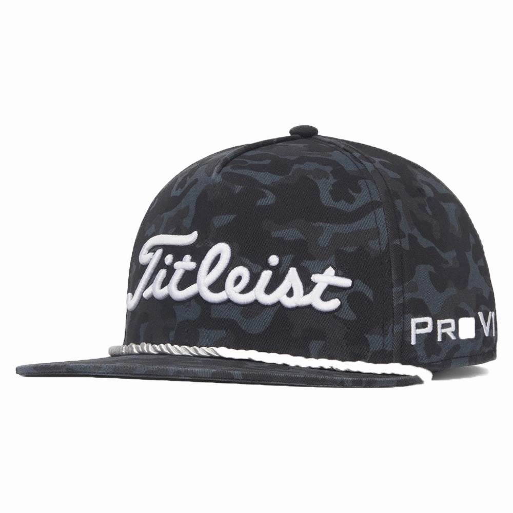 Titleist Tour Rope Flat Bill Cap - Black/Camo Relax Mode networking event