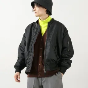 Pre Shrunk Cotton Blend Windproof Closure TOP KHAKI / MA-1 Nylon Flight Jacket