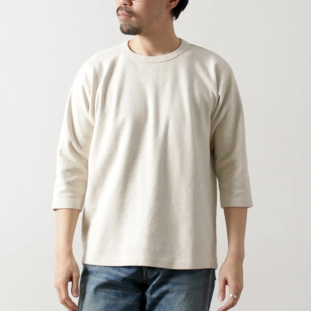 BARNS / Heavy Spun Fraise 6.5 sleeve T-shirt Street Casual