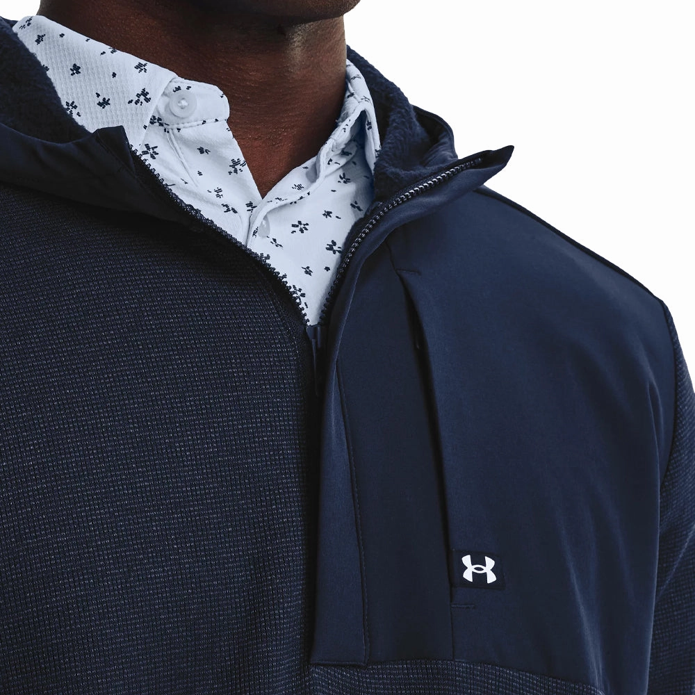 UV protected Under Armour Storm SweaterFleece Hoodie - Academy/White