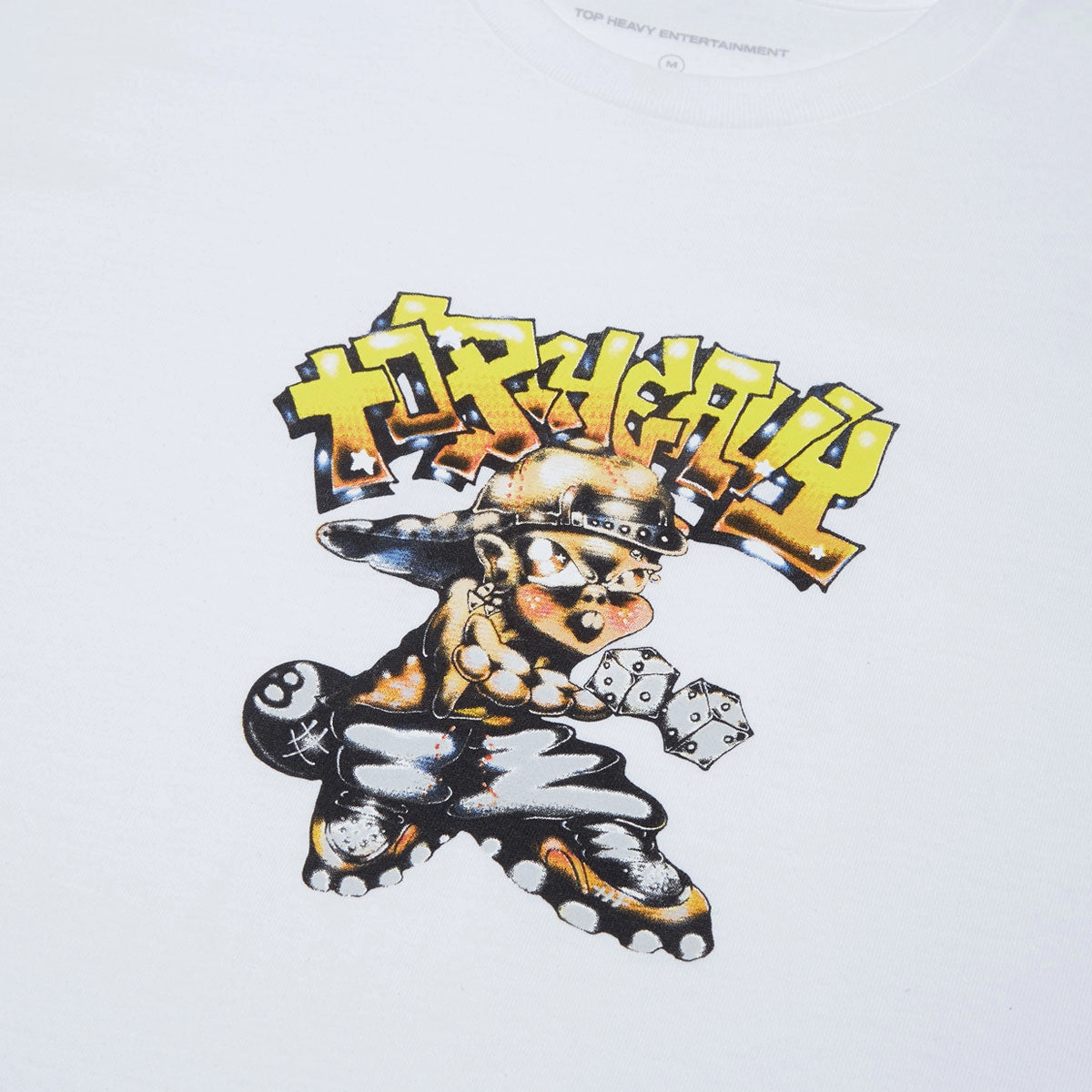 Top Heavy Block Boy T-Shirt - White Essential layering piece Day-to-Day Comfort