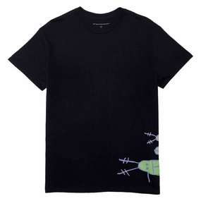 simple design Bohemian Top Heavy Bugged Out T-Shirt - Black
